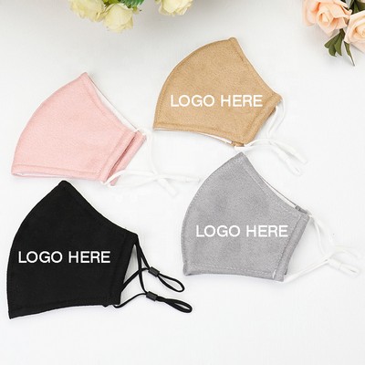 Reusable Suede Face Mask