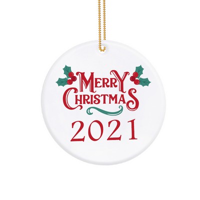 Decorative Ceramic Ornament For Christmas