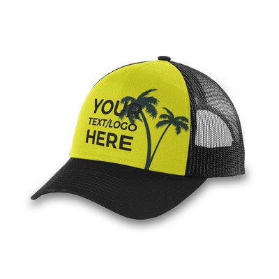 Low Profile Trucker Hat Domestic - Palm