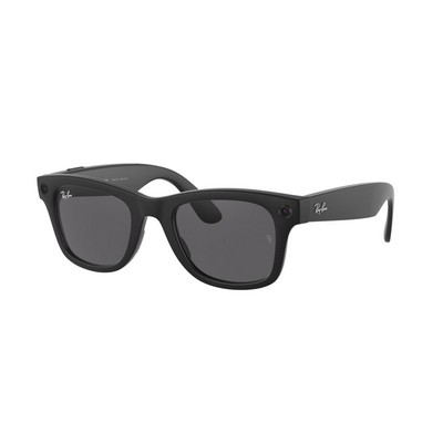 Ray Ban® Stories Matte Black Wayfarer Sunglasses