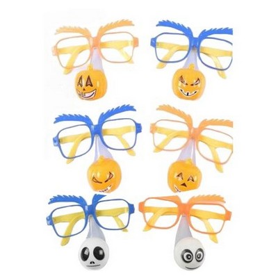 Halloween Flashing Nose Glasses