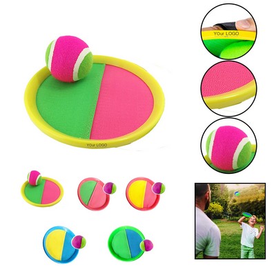 Ball Catch Paddle Set Games Beach Toy