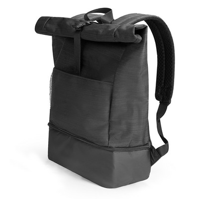 Executive Work/Play Backpack Cooler (8 cans) - Blank (12" x 17.75" x 5.25")