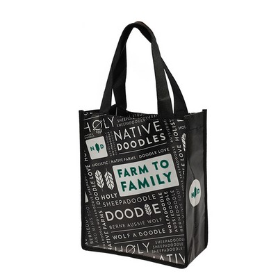 Laminated Non Woven Tote Bag with Full Color Printing on All Sides