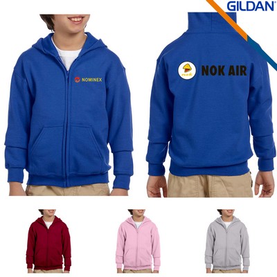 Gildan® Heavy Blend Youth Full Zipper Sweatshirts