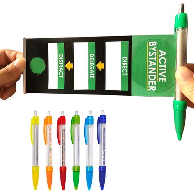 Promotional Banner Pen w/Custom Logo