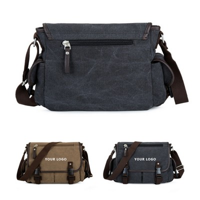 Classic Canvas Messenger Bag