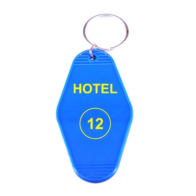 Vintage Rhombus Motel Hotel Key Tag