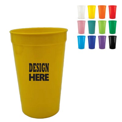 16 Oz Plastic Stadium Cup