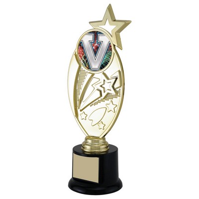 Top Star Medal - "Or " Holder Award Trophy, 9"