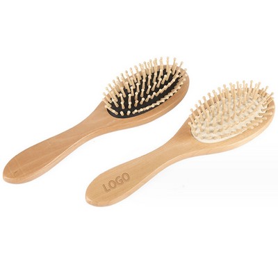 Natural Wooden Hair Comb Air Cushion