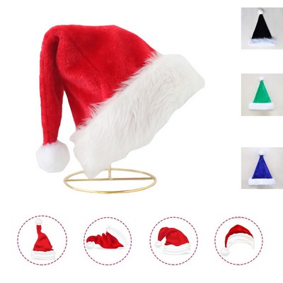 Adult & Children Pom Santa Hat