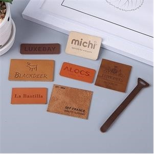 Embossed Eco-Chic Leather Patches