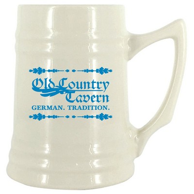 24 oz. Natural Ceramic Stein Mug