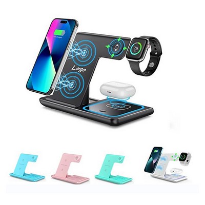 3 in 1 Wireless Charger Charging Station