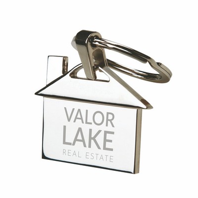 Metal House Shaped Key Chain