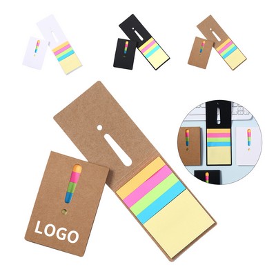 2-in-1 Sticky Note Set with Bookmark