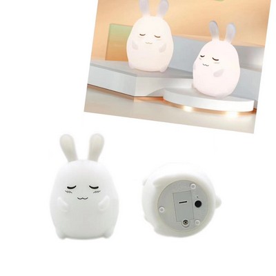 Cartoon Silicone Rabbit Night Light