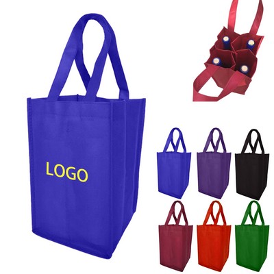 Four Bottles Of Non-Woven Wine Bag