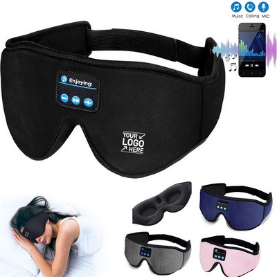 Sleep Mask with Bluetooth Headphones