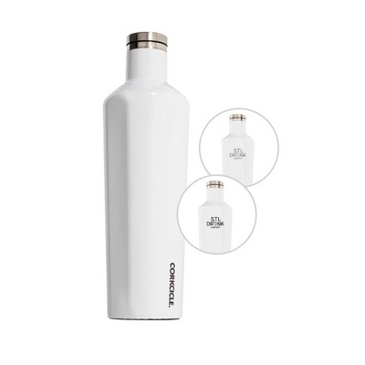 Corkcicle 25 Oz. Canteen - Gloss White