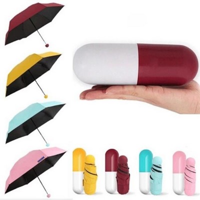 Mini Foldable Capsule Umbrella