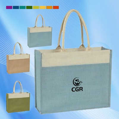 Personalized Eco-Friendly Jute Carryall