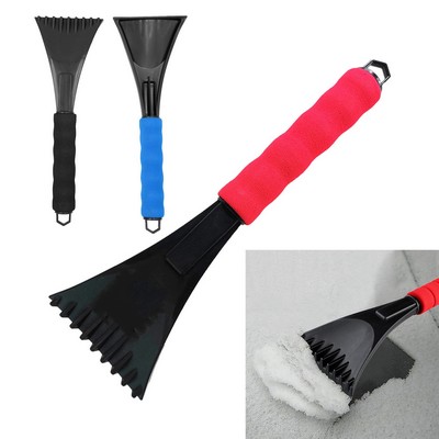 Efficient Windshield Ice Scraper with Gripper Handle