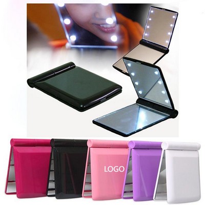 Folding Mirror LED Illuminated Mirror