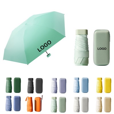 Portable Mini Umbrella With Case