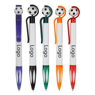 Soccer Shape Plastic Ballpoint Pen