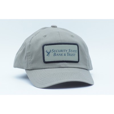 Outdoor Cap BCT-662 Unstructured Brushed Twill Solid Back Hat with Sublimated Patch