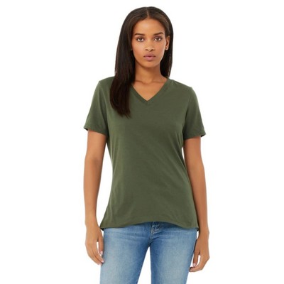 Bella Missys Relaxed Jersey Short-Sleeve V-Neck T-Shirt