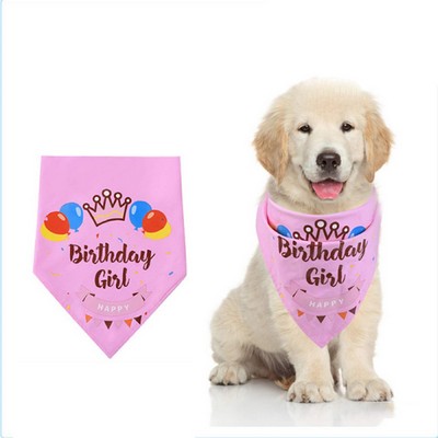 Pet Bandana Medium Sublimation Polyester Full Color