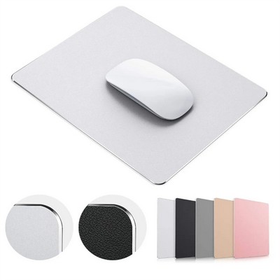 "Premium Aluminum Alloy Lite Mouse Pad: Executive Style"