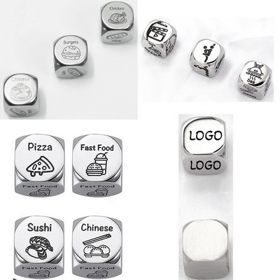 Stainless Steel Fun Creative Dices