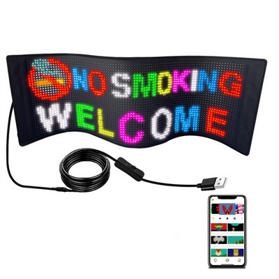 Flexible Programmable Led Scrolling Sign