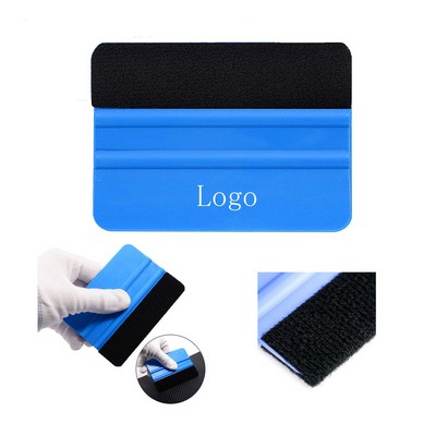 Blue Applicator Squeegee With Felt Edge