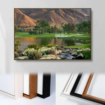 24" X 36" Framed Canvas Wrap - Wood