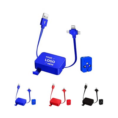 Multi-functional Retractable Charging Cable