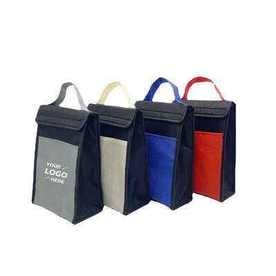 Non-Woven Velcro Lunch Cooler Tote