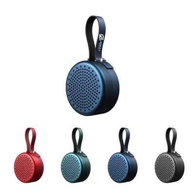 Portable Bluetooth Speaker With Leather Handle