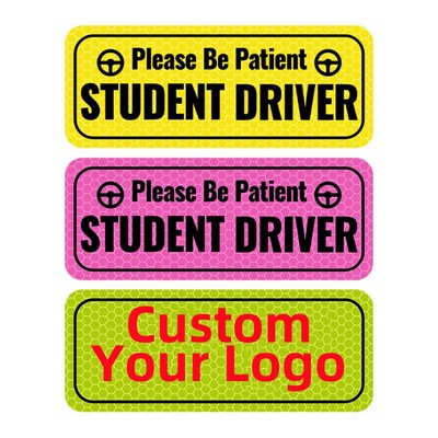 Custom Magnetic New Driver Car Sticker