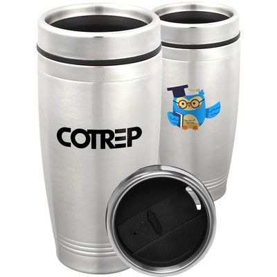 16 oz. Stainless Steel Travel Mugs Tumbler w/ Custom Logo