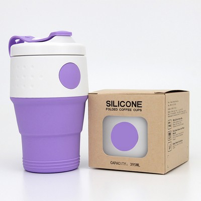 Silicone Folding Coffee Outdoor Sports Retractable Cup