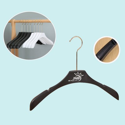 Plastic Basics Non-Slip Shirt Clothes Hangers