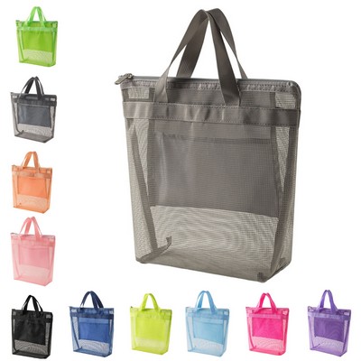 Mesh Shower Caddy Tote Bag