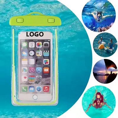 Fluorescent Waterproof Phone Case with Lanyard