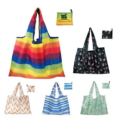 Rainbow Oxford Shopping Bag