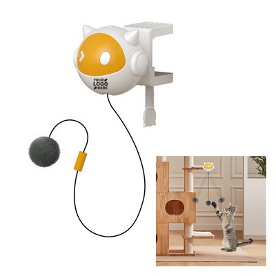 Cat Toys Automatic Lifting Plush Ball